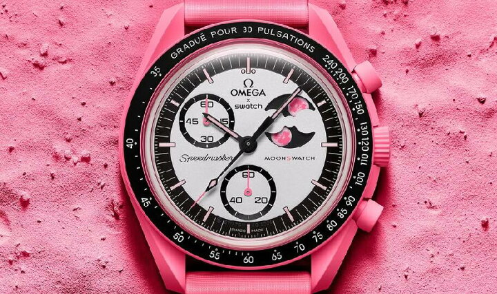 楽天市場】OMEGA×Swatch 『MISSION TO THE PINK MOONPHASE』 : PANPAN 