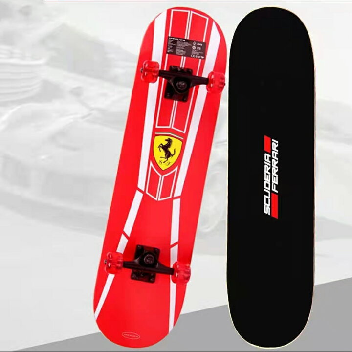 楽天市場】Ferrari (フェラーリ) スケートボード 初心者 子供向け PU 