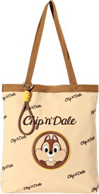 ディズニー 人気キャラクター エコバッグ 正規代理店ライセンス チップとデール/ミッキーマウス/スティッチ デザイン ショルダーストラップ付き トートバッグ キャンバス素材 ハンドバッグ [並行輸入品]