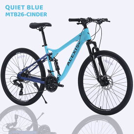 マウンテンバイク MTB ACEXIS 26インチ シマノ24段変速 シフターブレーキ兼用レバー 適応身長160cm以上 ディスクブレーキ 通勤 通学 プレゼント 誕生日 メーカー保証1年間