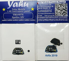 ヤフーモデル YMA4876 1/48 スピットファイア XIV 計器盤 (エアフィックス用）