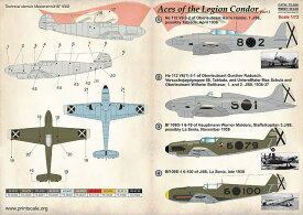 プリントスケール 72-260 1/72 コンドル軍団のエース He-51 Part 2