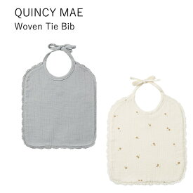 [QUINCY MAE] Woven Tie Bib QM075 クインシーメイ ウーブンタイビブ
