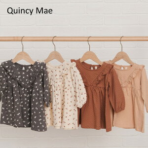 [Quincy Mae]LONGSLEEVE RUFFLE V DRESS QM086 NCV[C