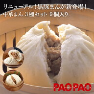 肉まん食べ比べセット　9個入り　冷凍　PAOPAO 肉まん 送料込み 送料無料 冷凍 にくまん 人気 売れ筋 お…