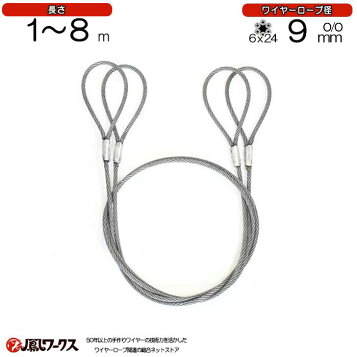 楽天市場】4本吊り 玉掛けワイヤー φ10mm 黒(O/O) 使用荷重:2.34t 