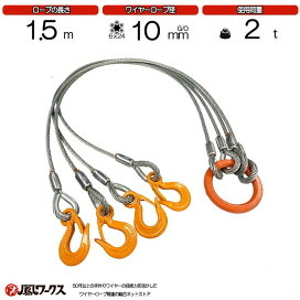 楽天市場】建ち起こしワイヤーロープ 径12mm(4分)×10M トラロープ 2本 