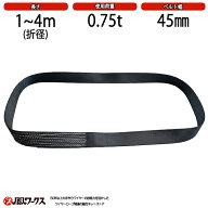シートベルトスリング エンドレス　使用荷重0.75t 45mm幅×1m〜4m（折径） 超軽量コンパクト 吊り具 シー…