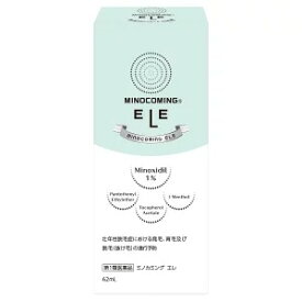 女性用発毛剤【第1類医薬品】『ミノカミング エレ 62mL』【薬剤師対応】(使用期限：2024年5月)