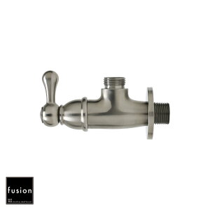 ステンレス アングル 止水栓 壁給水 fusion SSP052 SUS304 高耐久 高品質 バルブ レバー 給水金具 洗面所 トイレ 手洗い場 キッチン