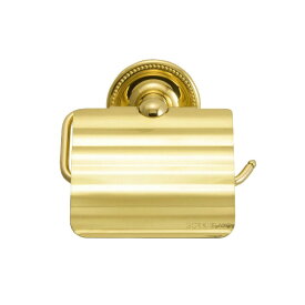 640124 おしゃれな真鍮製トイレットペーパーホルダー（ヴィクトリアン・ブラス）｜アンティーク調ゴールド色