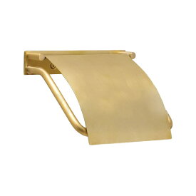 トイレットペーパーホルダー 壁付けタイプ（プライムフィールド・真鍮ヘアライン仕上げ） ゴールド 640114