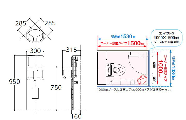 楽天市場】【TOTO】YKA16S ベビーチェア コーナー設置タイプ トイレ用 