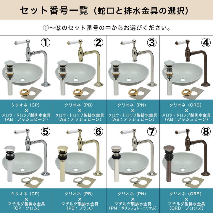 楽天市場】洗面ボウル おしゃれ 4点セット 蛇口 排水栓 固定金具 