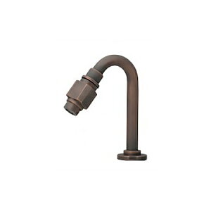 水栓金具はおしゃれに出来る、デザインのいい蛇口 【Essence】立方寸 単水栓(ブロンズ) (L114×H85/吐水口) E442012