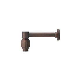水栓金具はおしゃれに出来る、デザインのいい蛇口 【Essence】横方寸L　単水栓（ブロンズ） （L150.2×H70.8／吐水口） E442022