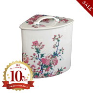 【有田焼】伊万里焼 染錦金彩桜絵 エチケットボックス ART2-GD012 艶やかな桜 華麗な染錦 トイレ 手洗い …