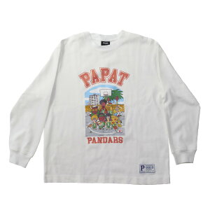 PAPAT PANDERS L/S TEE ����T ����T�V���c ���S �v�����gT ��100�� �傫���T�C�Y �X�g���[�g ����T �E���^�X�p���R�[�� �C���X�g���[�^�[