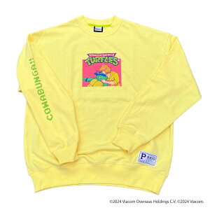 TURTLES × PAPAT HOODIE �X�E�F�b�g �g���[�i�[ �� �R�b�g�� 80�N�� �傫���T�C�Y �X�g���[�g �X�G�b�g �v�����g ���j�Z�b�N�X �N���[�l�b�N �^�[�g���Y �~���[�^���g �^�[�g���Y Teenage Mutant Ninja Tur