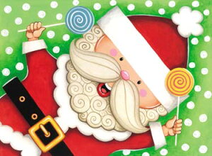USA NX}XJ[h T^ Santa Pops Christmas Card Candy CZ005