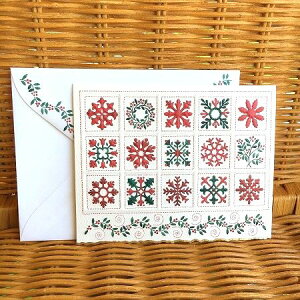 USA Carol Wilson�L�������E�B���\�� ���ړI�J�[�h �N���X�}�X�L���g Christmas Quilt