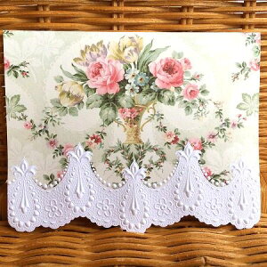 USA Carol Wilson �L�������E�B���\�� ���ړI�J�[�h Jewel Lace Roses