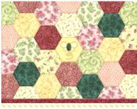 USA Carol Wilson キャロルウィルソン 多目的カード キルト ハチの巣 Honey Bee Quilt