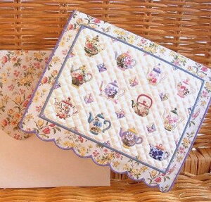 USA Carol Wilson �L�������E�B���\�� ���ړI�J�[�h �e�B�[�|�b�g �L���g Teapot Quilt