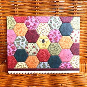 ׁI USA Carol Wilson LEB\ ړIJ[h Lg n`̑ Honey Bee Quilt