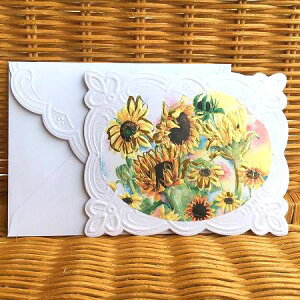 2021�N�V��ICarol Wilson �L�������E�B���\�� ���ړI�J�[�h �q�}���� Sunflower