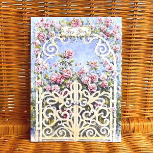 USA Carol Wilson �L�������E�B���\�� �o�[�X�f�B�J�[�h �唻 Garden Gate