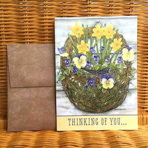 AJ蒼A USA Legacy KV[ J[h Robin with Daffodils