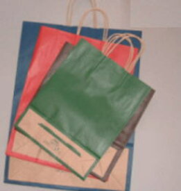 HEIKO 手提げ袋 25チャームバック 紙袋 カスタムB カラー 50枚 巾380×マチ150×高500【PPI】