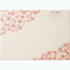 お膳敷紙 桜のはな 5枚入り 全2色 美濃和紙 敷き紙 ペーパー ランチョンマット テーブルマット 日本製 国産 お祝い 記念日 おもてなし ハレの日 食事会 祝い膳 祝膳 和風 さくら 桜 和モダン