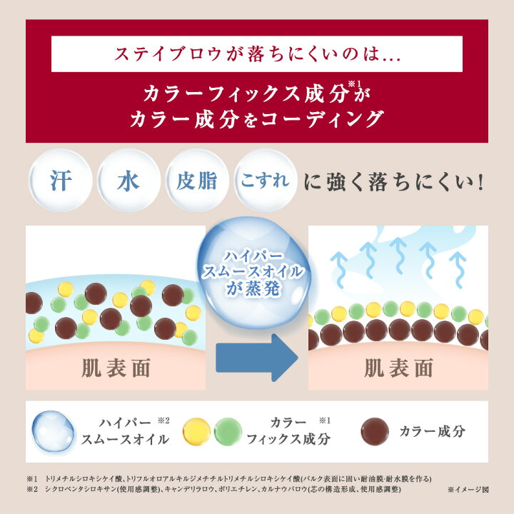 楽天市場】【パピリオ公式】ステイブロウG チャコールブラウン ライト