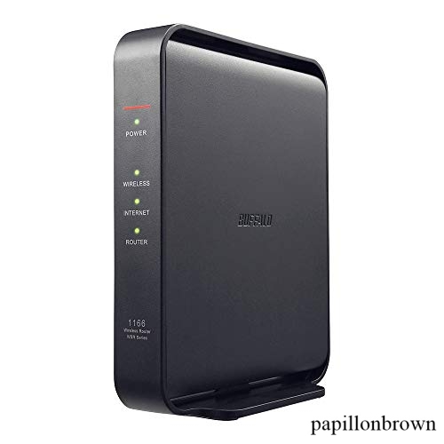 BUFFALO WiFi 無線LAN ルーター WSR-1166DHPL/N 11ac ac1200 866+300Mbps IPv6対応 デュアルバンド 3LDK 2階建向け 簡易パッケージ 日本メーカー【iPhone13/12/11/i