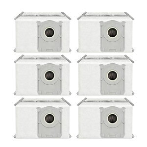 ECOVAC S DEEBOT T90 OMNI/T90 PRO OMNI�Ή� �_�X�g�o�b�O 6���Z�b�g �����S�~���W�X�e�[�V�����p ���p�b�N �W����� �����x�s�D�z �����Y���L�t�B���^�[���� �G�R�o�b�N�X ���{�b�g�|���@ �����p�A�c