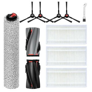 Eufy Omni C28�Ή� 10�_�����p�A�N�Z�T���[�L�b�g ���C���u���V1�{ ���[���[���b�v1�� �t�B���^�[3�� �T�C�h�u���V4�{ �N���[�j���O�u���V1�{ ���{�b�g�|���@ ���Օi�Z�b�g