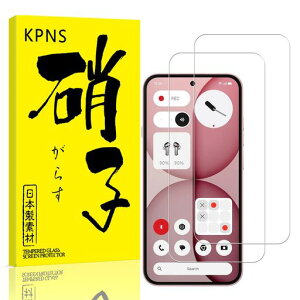 KPNS For Nothing phone 4a pro �K���X�t�B���� ���Y���Ɏq�f�ސ� �t���ی�t�B���� 9H�\�ʍd�x �����K���X �Ϗ��� ��ʕی�t�B���� 2���Z�b�g
