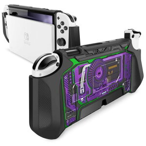 Mumba Nintendo Switch OLED 2021�p �P�[�X �L�@EL���f�� TPU�O���b�v �ی�J�o�[ �h�b�L���O�\ �A�N�Z�T���[ Nintendo Switch OLED��Joy-Con �R���g���[���[�Ή� [Blade �V���[�Y]