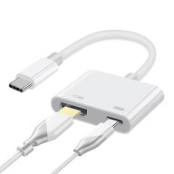 USB C Type C HDMI 変換アダプタ 2024新登場 2in1 hdmi 変換 タイプc 4K@60HZ 映像出力 Hdmiポート+100W …