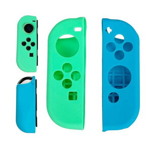 BLUEHOOSYOONintendoSwitchJoy-Con�V���R���P�[�X(L)/(R)�J�o�[�j���e���h�[�X�C�b�`�C�V���R���g���[���p�ی�P�[�X�L�Y�h�~����~��...(���ΐF�Ɛ��F)
