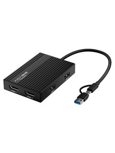 ACASIS USB C - �f���A�� HDMI DisplayLink �A�_�v�^�[�A4K@60Hz�Ausb hdmi �ϊ��A�_�v�^ �|�[�g 2 �� USB-A �|�[�g 3 �A100W PD �[�d�AMac M1/M2/M3/Windows �p USB
