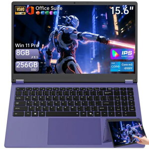 Moxalc15.6�C���`�m�[�g�p�\�R��Corem38100YWin11ProOffice���ڃ��b�v�g�b�v�A360°���K�q���W��]�\1920*1080FHDIPS�t���m�[�gPC�A2.4G/5GWi-FiBT5