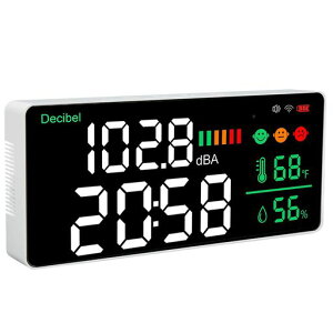 Acogedor4in1�f�V�x�����[�^�[�A11�C���`��^LED�f�B�X�v���C�t���Ǌ|���������x�����[�^�[�A30-130dB���[�^�[�A�f�W�^�����v�A���x����ю��x���[�^�[