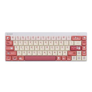 Syntech Chronos 68 �z�� 3 ���[�h�ڑ����[�v�������J�j�J���L�[�{�[�h|2000mAh �o�b�e���[ �����ԋ쓮 PBT �ϖ��ՃL�[�L���b�v �o�b�N���C�g ���������\�r�T�|�[�g �I�t�B�X/�Q�[�~���O�Ή�|�ԐF