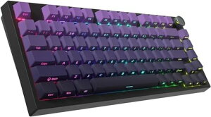 Womier WK75 75% ���C�����X�Q�[�~���O���J�j�J���L�[�{�[�h���� �e���L�[���X BT5.0/2.4GHz/USB-C �m�u�t��