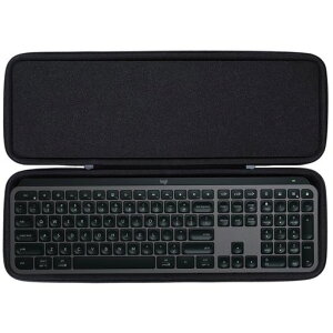 Lebakort���[�P�[�X�ƌ݊����̂���Logicool(���W�N�[��)MX KEYS KX800 MX KEYS S KX800s Bluetooth���C�����X�L�[�{�[�h�y�u���b�N �P�[�X�̂݁z