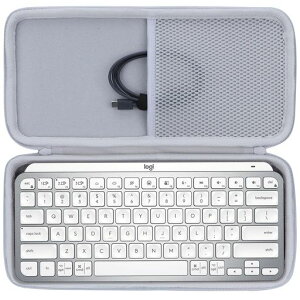 Lebakort���[�P�[�X�ƌ݊����̂���Logicool(���W�N�[��) MX keys mini�L�[�{�[�h KX700 ���C�����X �L�[�{�[�h (�I�t�z���C�g �P�[�X)