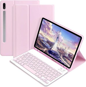 Galaxy Tab S10 Lite / S10 FE / S9 FE 10.9�C���`�p �L�[�{�[�h �P�[�X ���� �L�����f�B�[�J���[ �M�����N�V�[ Tab S9/S8/S7 11�C���`�p �L�[�{�[�h �J�o�[ �}�O�l�b�g ������ �J���t�� ���f�B�[�X